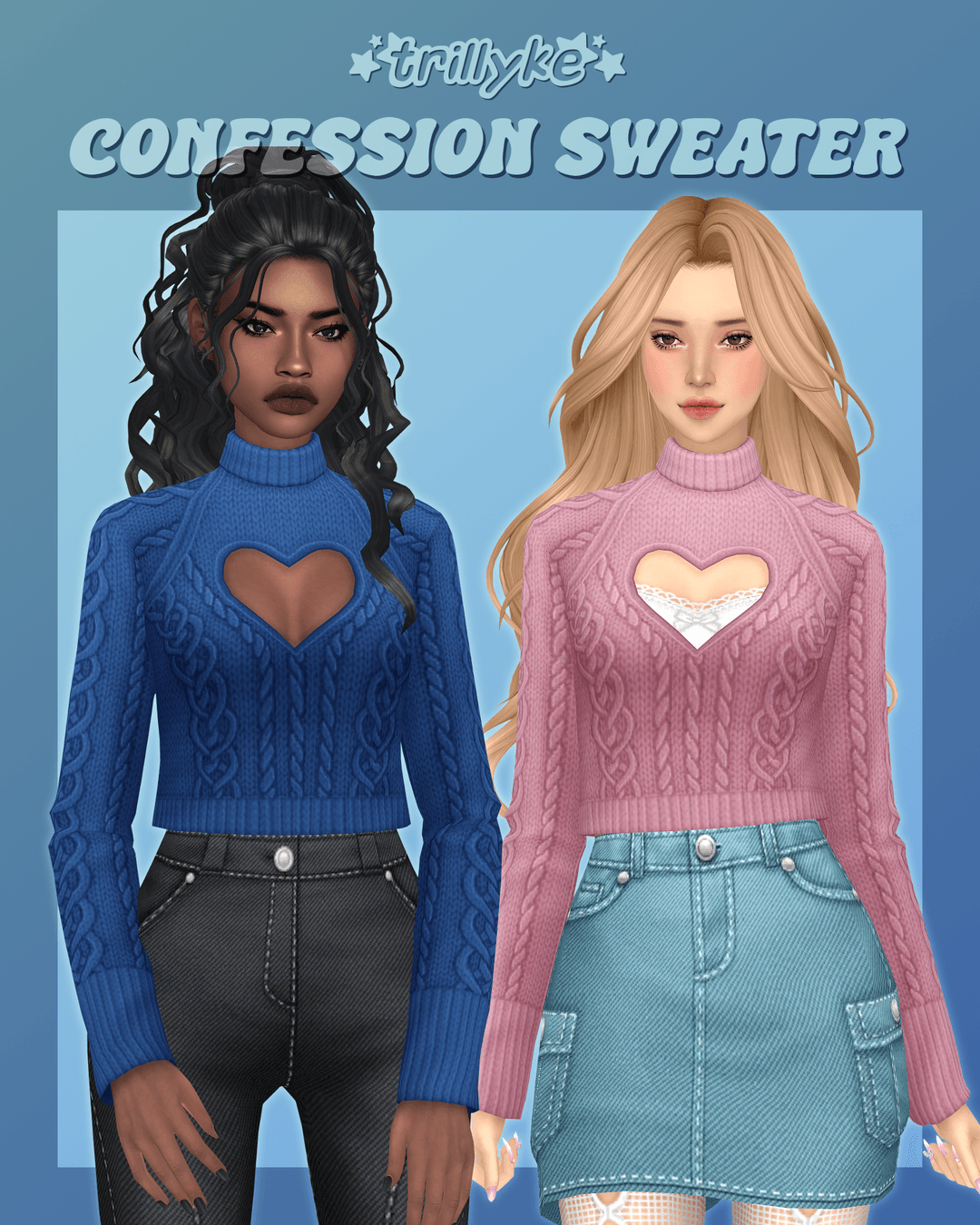 Свитер и топ Confession Sweater
